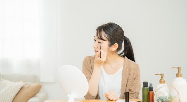 メイク中